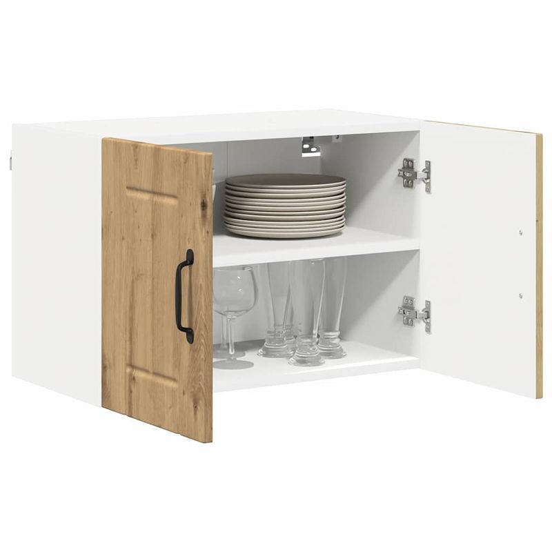 Casa si Gradina - Mobilier - Comode si corpuri - Corpuri bucatarie - Dulap suspendat de bucatarie Stejar Artizanal 60 x 31 x 40 cm - Infinity.ro