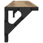 Casa si Gradina - Mobilier - Biblioteci si rafturi - Rafturi - Semele de perete 2 pcs Stejar Artizanal 60 x 15 x 15,5 cm - Infinity.ro