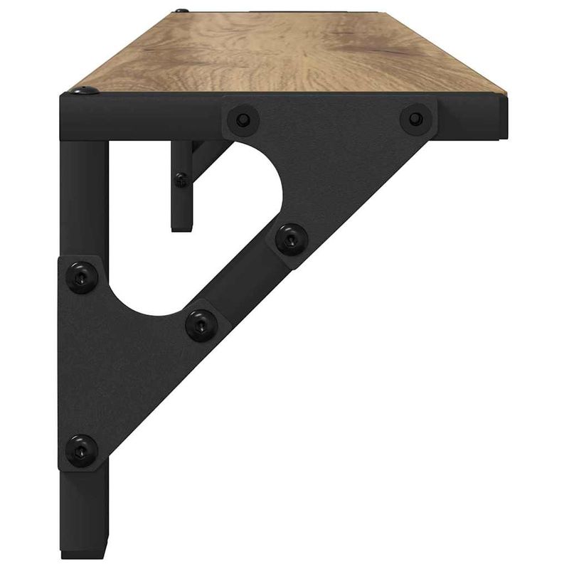 Casa si Gradina - Mobilier - Biblioteci si rafturi - Rafturi - Semele de perete 2 pcs Stejar Artizanal 60 x 15 x 15,5 cm - Infinity.ro