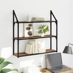 Casa si Gradina - Mobilier - Biblioteci si rafturi - Rafturi - Raft de perete Lemn Vechi 80 x 21 x 78,5 cm Lemn compozit - Infinity.ro
