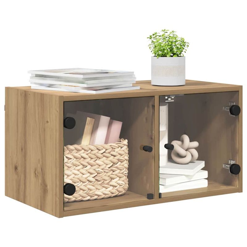 Casa si Gradina - Mobilier - Dulapuri si sifoniere - Dulapuri - Dulap de perete Stejar Artizanal 68 x 37 x 35 cm Lemn compozit - Infinity.ro