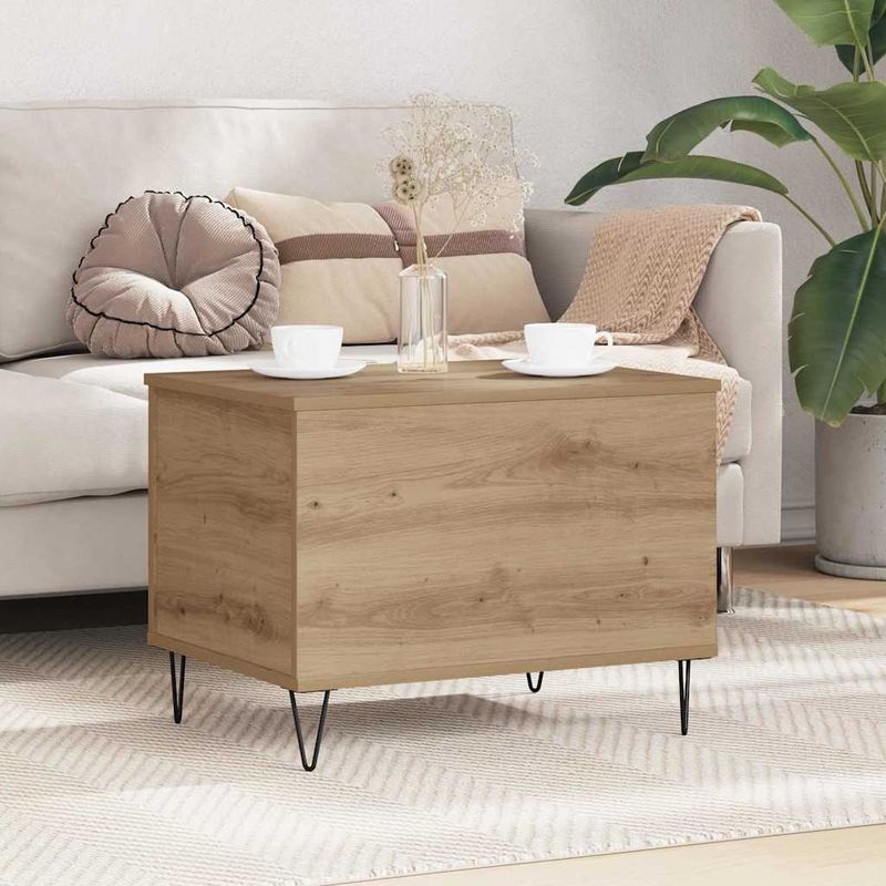 Casa si Gradina - Mobilier - Mese si birouri - Masute de cafea - Masa de cafea Stejar Artizanal 60 x 44,5 x 45 cm Lemn compozit - Infinity.ro
