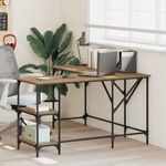 Casa si Gradina - Mobilier - Mese si birouri - Birouri - Birou Stejar Artizanal 139 x 139 x 75 cm Lemn compozit - Infinity.ro