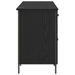 Casa si Gradina - Mobilier - Mese si birouri - Birouri - Birou de calculator Stejar Negru 131 x 48 x 75 cm Lemn compozit - Infinity.ro