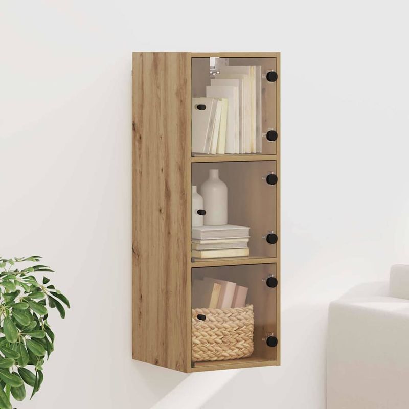 Casa si Gradina - Mobilier - Dulapuri si sifoniere - Dulapuri - Dulap de perete Stejar Artizanal 35 x 37 x 102 cm Lemn compozit - Infinity.ro