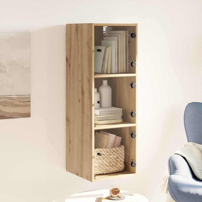 Casa si Gradina - Mobilier - Dulapuri si sifoniere - Dulapuri - Dulap de perete Stejar Artizanal 35 x 37 x 102 cm Lemn compozit - Infinity.ro