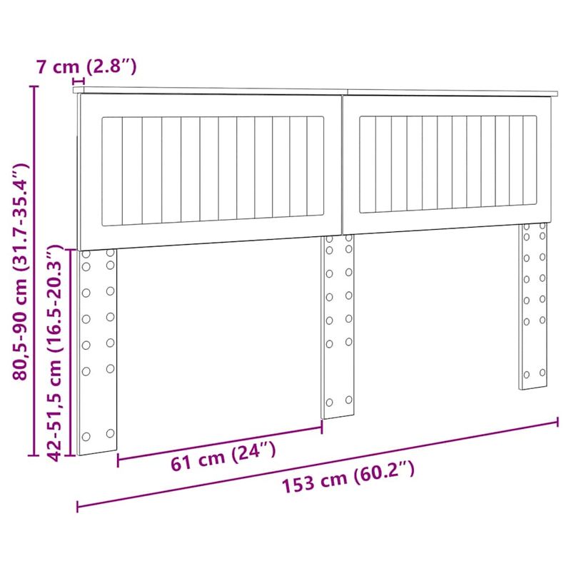 Casa si Gradina - Mobilier - Paturi si accesorii - Accesorii paturi - Tablie de pat cu aripioare gri 83x16x78/88 cm piele ecologica - Infinity.ro
