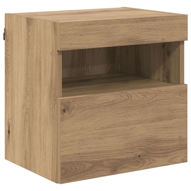 Casa si Gradina - Mobilier - Comode si corpuri - Comode - Dulap TV de perete Pe perete Stejar Artizanal 40 x 30 x 40 cm - Infinity.ro