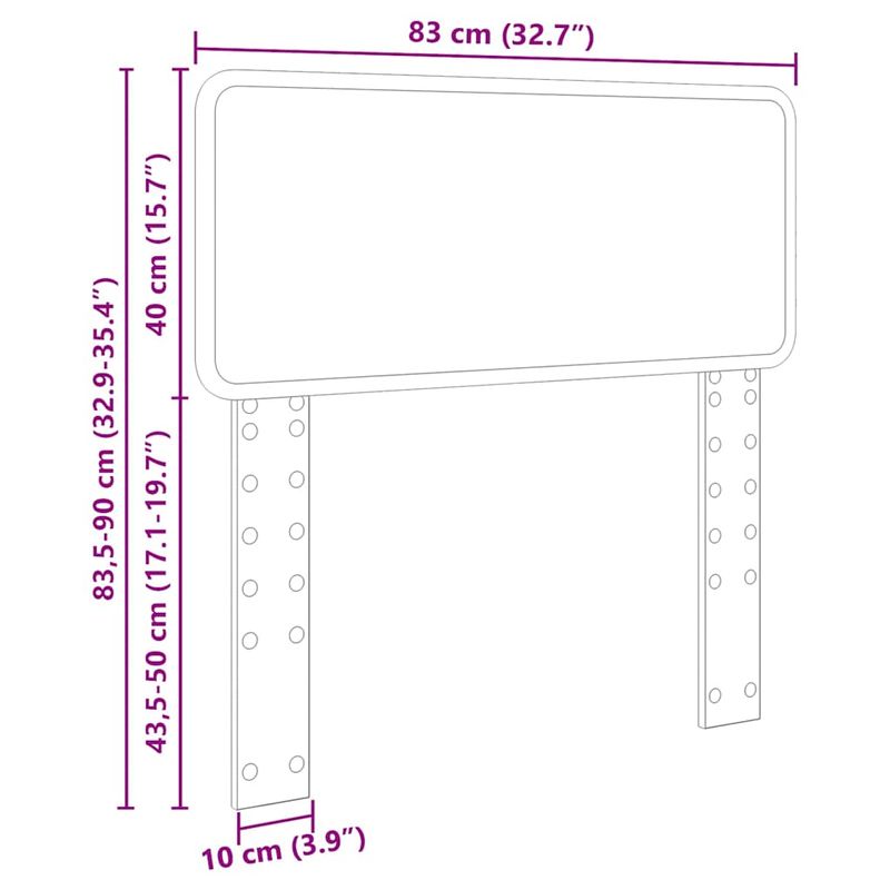 Casa si Gradina - Mobilier - Paturi si accesorii - Accesorii paturi - Tablie de pat cu aripioare verde inchis 203x16x78/88 cm catifea - Infinity.ro