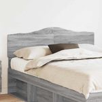 Casa si Gradina - Mobilier - Paturi si accesorii - Accesorii paturi - Tablie de pat cu aripioare crem 203x23x78/88 cm textil - Infinity.ro