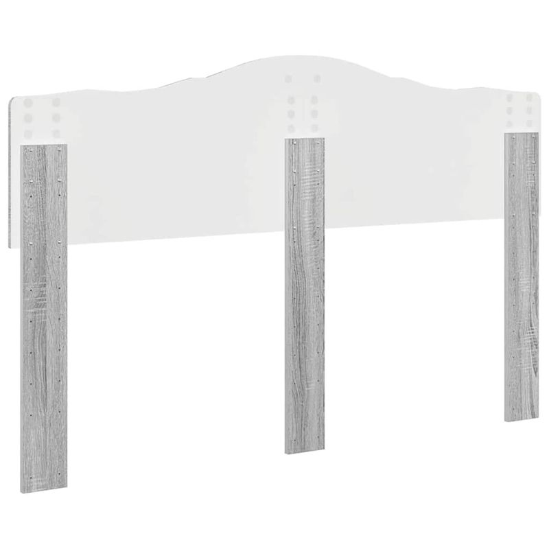 Casa si Gradina - Mobilier - Paturi si accesorii - Accesorii paturi - Tablie de pat cu aripioare crem 203x23x78/88 cm textil - Infinity.ro