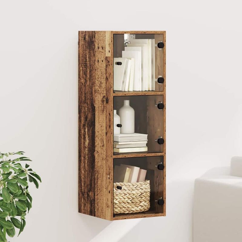 Casa si Gradina - Mobilier - Dulapuri si sifoniere - Dulapuri - Dulap de perete Lemn Vechi 35 x 37 x 102 cm Lemn compozit - Infinity.ro
