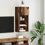 Casa si Gradina - Mobilier - Comode si corpuri - Comode - Sistem de TV montat pe perete Lemn Vechi 40,5 x 30 x 90 cm - Infinity.ro