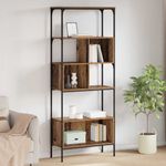 Casa si Gradina - Mobilier - Biblioteci si rafturi - Biblioteci - Biblioteca Lemn Vechi 76 x 33 x 188,5 cm Lemn compozit - Infinity.ro