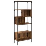 Casa si Gradina - Mobilier - Biblioteci si rafturi - Biblioteci - Biblioteca Lemn Vechi 76 x 33 x 188,5 cm Lemn compozit - Infinity.ro