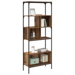 Casa si Gradina - Mobilier - Biblioteci si rafturi - Biblioteci - Biblioteca Lemn Vechi 76 x 33 x 188,5 cm Lemn compozit - Infinity.ro