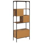 Casa si Gradina - Mobilier - Biblioteci si rafturi - Biblioteci - Biblioteca Lemn Vechi 76 x 33 x 188,5 cm Lemn compozit - Infinity.ro