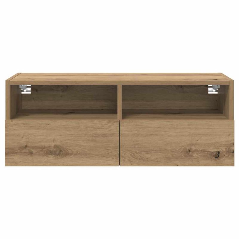 Casa si Gradina - Mobilier - Comode si corpuri - Comode - Dulapuri pentru TV 2 pcs Stejar Artizanal 80 x 30 x 30 cm - Infinity.ro