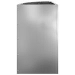 Casa si Gradina - Gradinarit si plante - Plante si ghivece - Ghivece si suporturi - Ghiveci de colt Argintiu 30 x 30 x 50 cm Otel galvanizat - Infinity.ro