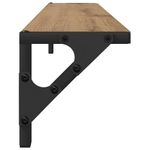 Casa si Gradina - Mobilier - Biblioteci si rafturi - Rafturi - Semele de perete 2 pcs Stejar Artizanal 80 x 15 x 15,5 cm - Infinity.ro