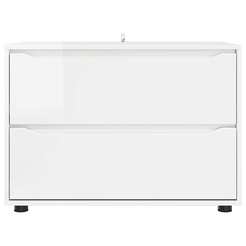 Casa si Gradina - Mobilier - Dulapuri si sifoniere - Dulapuri - Dulap de depozitare Alb lucios 80 x 48 x 57 cm Lemn compozit - Infinity.ro
