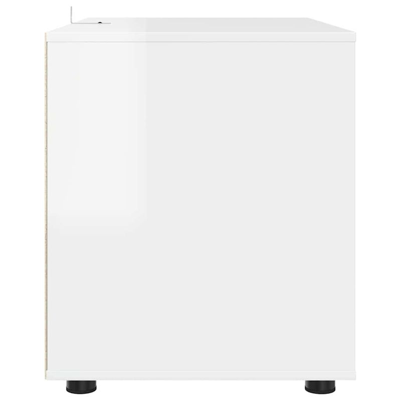 Casa si Gradina - Mobilier - Dulapuri si sifoniere - Dulapuri - Dulap de depozitare Alb lucios 80 x 48 x 57 cm Lemn compozit - Infinity.ro