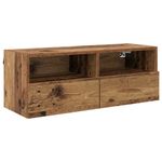 Casa si Gradina - Mobilier - Comode si corpuri - Comode - Dulap TV de perete Lemn Vechi 80 x 30 x 30 cm Lemn compozit - Infinity.ro