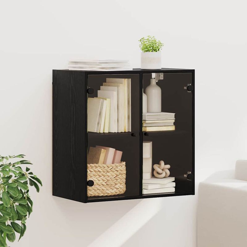 Casa si Gradina - Mobilier - Dulapuri si sifoniere - Dulapuri - Dulap de perete Stejar Negru 68 x 37 x 68,5 cm Lemn compozit - Infinity.ro