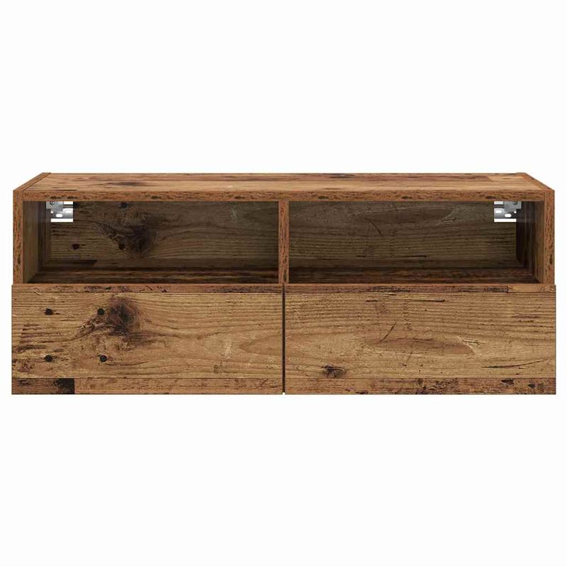 Casa si Gradina - Mobilier - Comode si corpuri - Comode - Dulap TV de perete Lemn Vechi 80 x 30 x 30 cm Lemn compozit - Infinity.ro