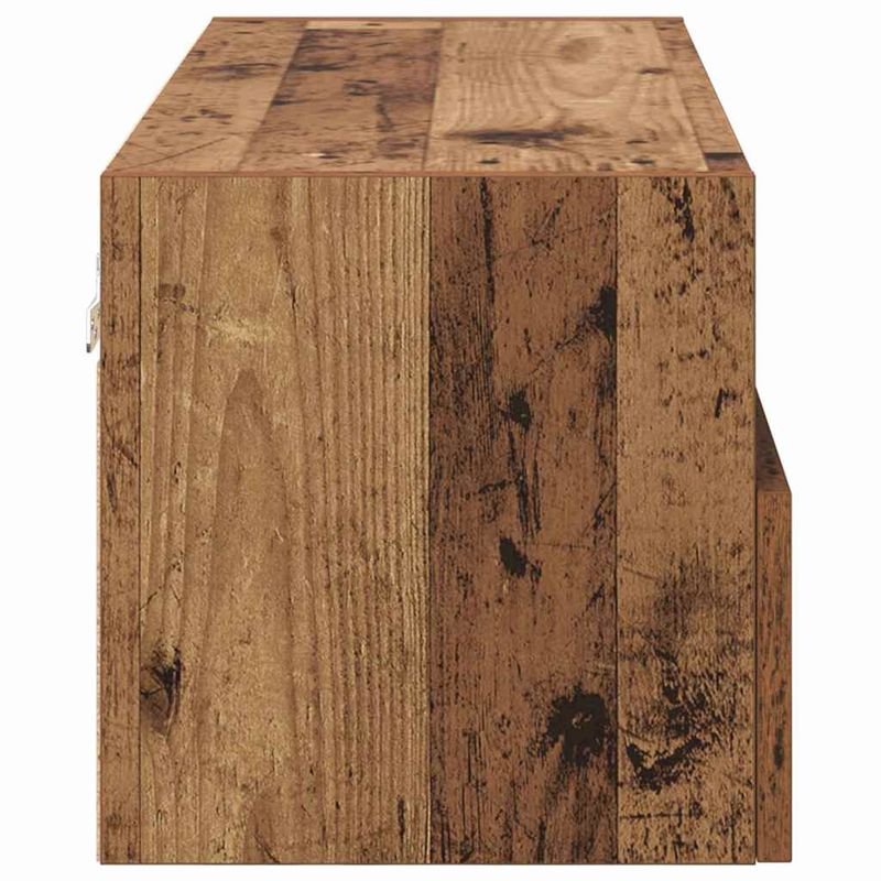 Casa si Gradina - Mobilier - Comode si corpuri - Comode - Dulap TV de perete Lemn Vechi 80 x 30 x 30 cm Lemn compozit - Infinity.ro