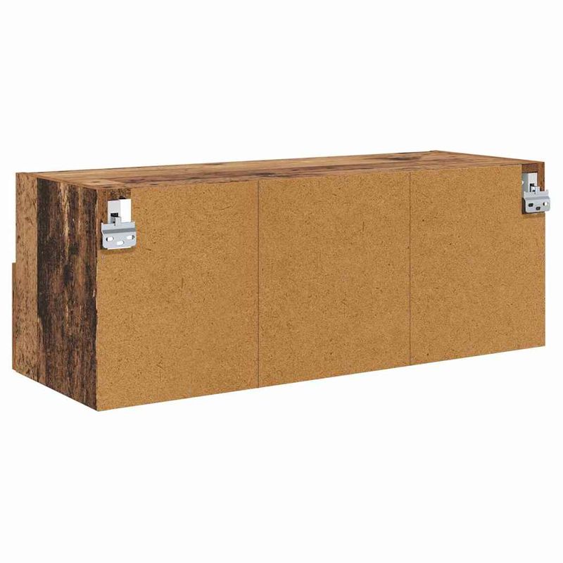 Casa si Gradina - Mobilier - Comode si corpuri - Comode - Dulap TV de perete Lemn Vechi 80 x 30 x 30 cm Lemn compozit - Infinity.ro