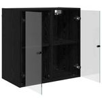 Casa si Gradina - Mobilier - Dulapuri si sifoniere - Dulapuri - Dulap de perete Stejar Negru 68 x 37 x 68,5 cm Lemn compozit - Infinity.ro