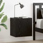Casa si Gradina - Mobilier - Comode si corpuri - Comode - Dulapuri pentru TV Pe perete 2 pcs Stejar Negru 40,5x30x40cm - Infinity.ro
