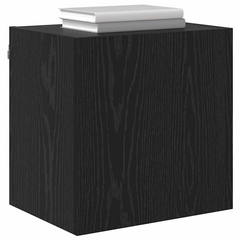 Casa si Gradina - Mobilier - Comode si corpuri - Comode - Dulapuri pentru TV Pe perete 2 pcs Stejar Negru 40,5x30x40cm - Infinity.ro