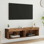 Casa si Gradina - Mobilier - Comode si corpuri - Comode - Dulapuri TV 2 pcs Lemn Vechi 60 x 30 x 30 cm Lemn compozit - Infinity.ro