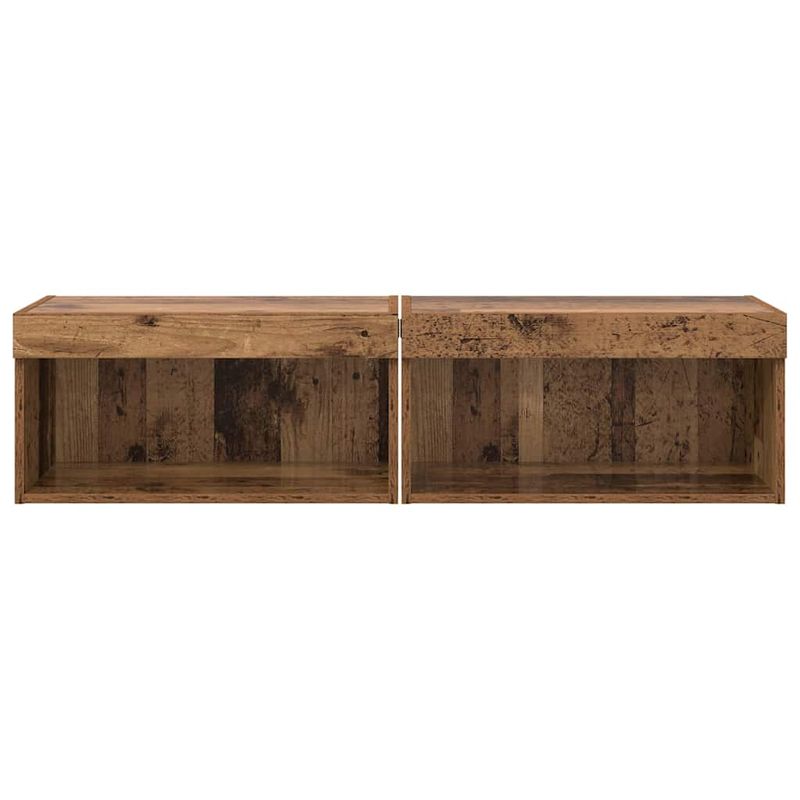 Casa si Gradina - Mobilier - Comode si corpuri - Comode - Dulapuri TV 2 pcs Lemn Vechi 60 x 30 x 30 cm Lemn compozit - Infinity.ro