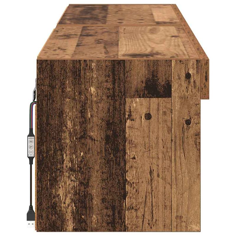 Casa si Gradina - Mobilier - Comode si corpuri - Comode - Dulapuri TV 2 pcs Lemn Vechi 60 x 30 x 30 cm Lemn compozit - Infinity.ro