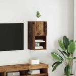 Casa si Gradina - Mobilier - Comode si corpuri - Comode - Sistem de TV montat pe perete Lemn Vechi 30,5 x 30 x 60 cm - Infinity.ro
