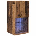 Casa si Gradina - Mobilier - Comode si corpuri - Comode - Sistem de TV montat pe perete Lemn Vechi 30,5 x 30 x 60 cm - Infinity.ro