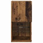 Casa si Gradina - Mobilier - Comode si corpuri - Comode - Sistem de TV montat pe perete Lemn Vechi 30,5 x 30 x 60 cm - Infinity.ro