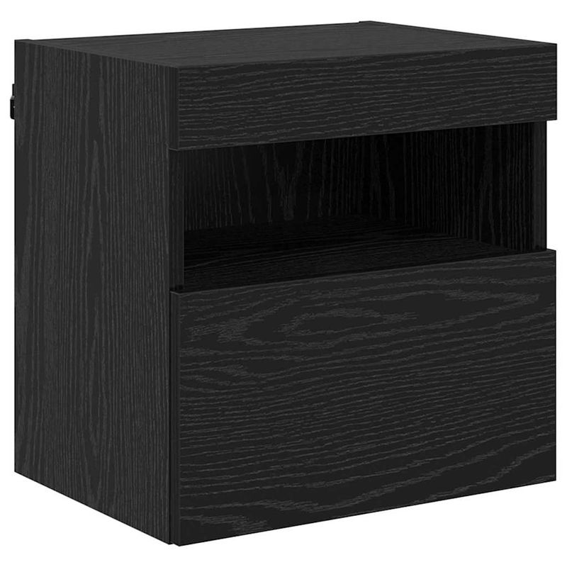 Casa si Gradina - Mobilier - Comode si corpuri - Comode - Dulap TV de perete Stejar Negru 40 x 30 x 40 cm Lemn compozit - Infinity.ro