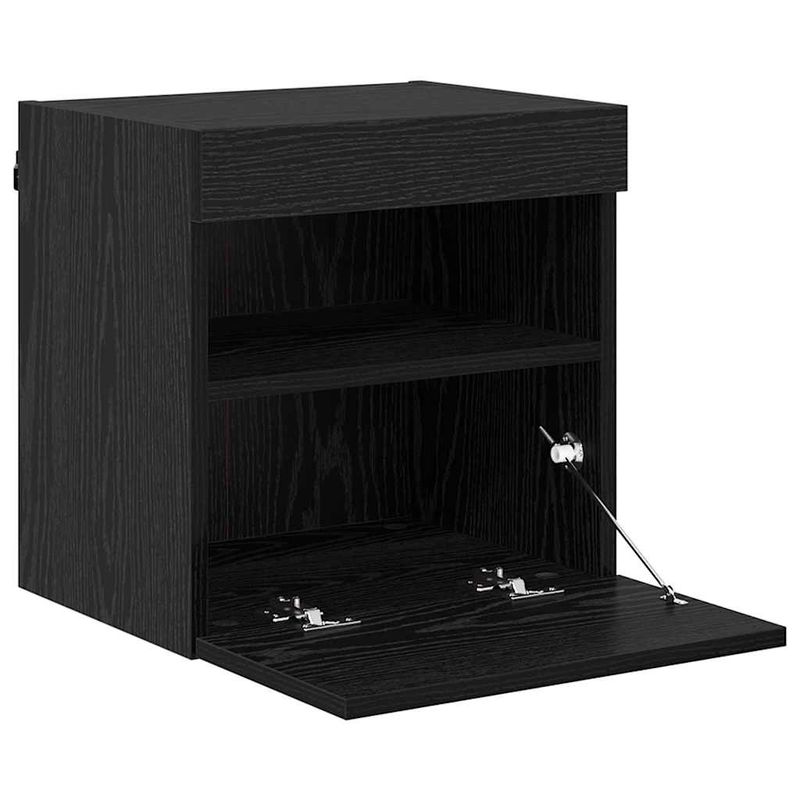 Casa si Gradina - Mobilier - Comode si corpuri - Comode - Dulap TV de perete Stejar Negru 40 x 30 x 40 cm Lemn compozit - Infinity.ro
