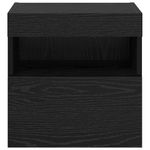 Casa si Gradina - Mobilier - Comode si corpuri - Comode - Dulap TV de perete Stejar Negru 40 x 30 x 40 cm Lemn compozit - Infinity.ro