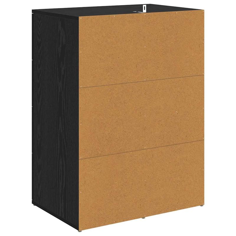 Casa si Gradina - Mobilier - Comode si corpuri - Comode - Bufet cu sertar Stejar Negru 59 x 39 x 80 cm Lemn compozit - Infinity.ro