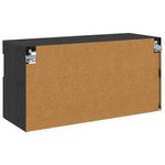 Casa si Gradina - Mobilier - Comode si corpuri - Comode - Dulap TV de perete Stejar Negru 80 x 30 x 40 cm Lemn compozit - Infinity.ro