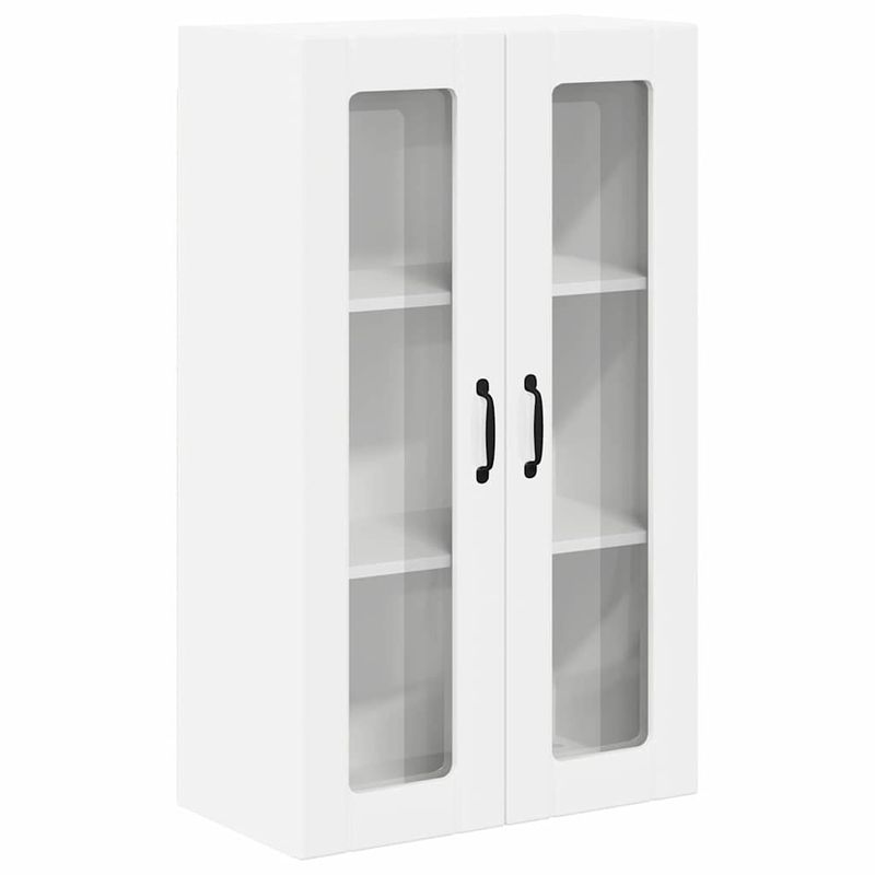 Casa si Gradina - Mobilier - Comode si corpuri - Corpuri bucatarie - Dulap suspendat de bucatarie cu usa Alb lucios 60 x 31 x 100 cm - Infinity.ro
