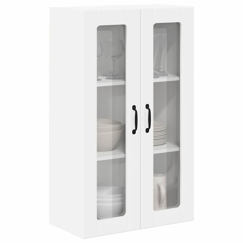 Casa si Gradina - Mobilier - Comode si corpuri - Corpuri bucatarie - Dulap suspendat de bucatarie cu usa Alb lucios 60 x 31 x 100 cm - Infinity.ro