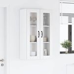 Casa si Gradina - Mobilier - Comode si corpuri - Corpuri bucatarie - Dulap suspendat de bucatarie cu usa Alb lucios 60 x 31 x 100 cm - Infinity.ro