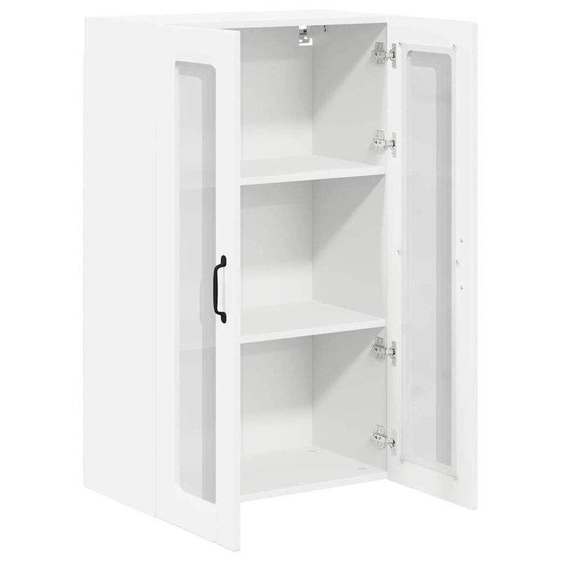 Casa si Gradina - Mobilier - Comode si corpuri - Corpuri bucatarie - Dulap suspendat de bucatarie cu usa Alb lucios 60 x 31 x 100 cm - Infinity.ro