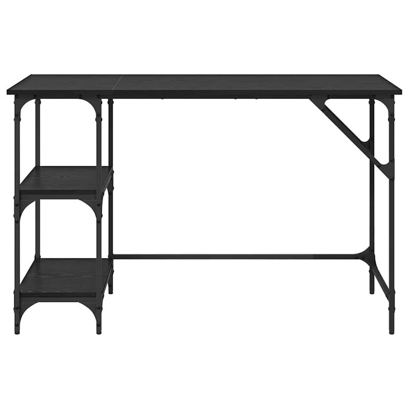 Casa si Gradina - Mobilier - Mese si birouri - Birouri - Birou Stejar Negru 120 x 50 x 75 cm Lemn compozit - Infinity.ro